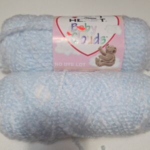 Redheart Baby Clouds Yarn - Soft Blue